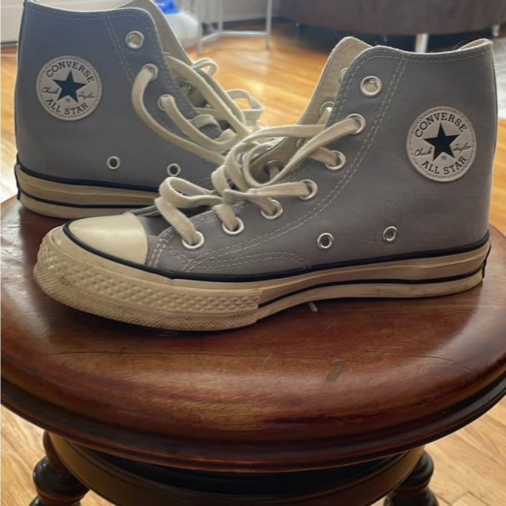 Converse Baby Blue High-Top Sneakers